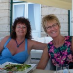 Heather and I - Lunch at the Poseidonion